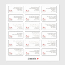 18 Nome de Convidado de Casamento Individual Ender