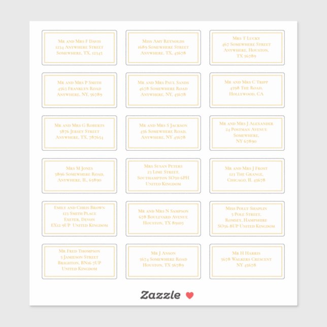 Adesivo 18 Nome do Destinatário Individual Endereço Branco (Folha)