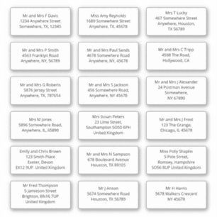 Adesivo 18 Nome do Destinatário Individual Endereço Enviar