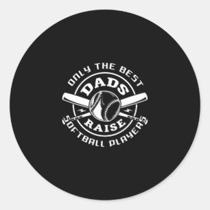 Adesivo 18.Os melhores Pais Levantam Jogadores De Softball