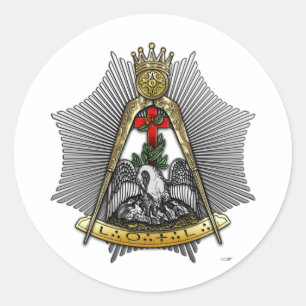 Adesivo 18o Grau: Cavaleiro do rosa Croix