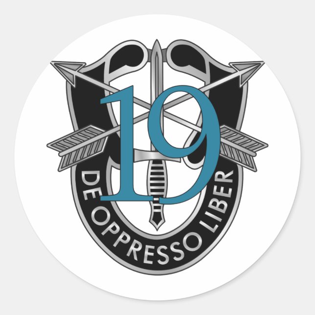 Adesivo 19º Grupo das Forças Especiais (Frente)