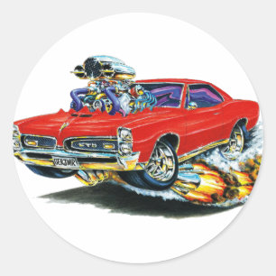 Adesivo 1966-67 carro do vermelho de GTO