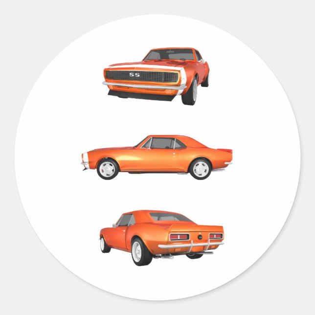 Adesivo 1967 Camaro SS: (Frente)