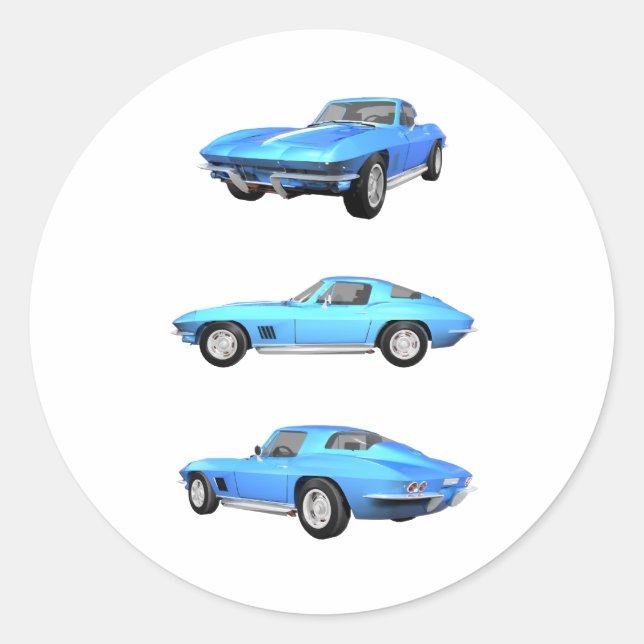 Adesivo 1967 Corvette C2: (Frente)