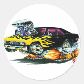 Adesivo 1968-70 Chamas Nova Negra
