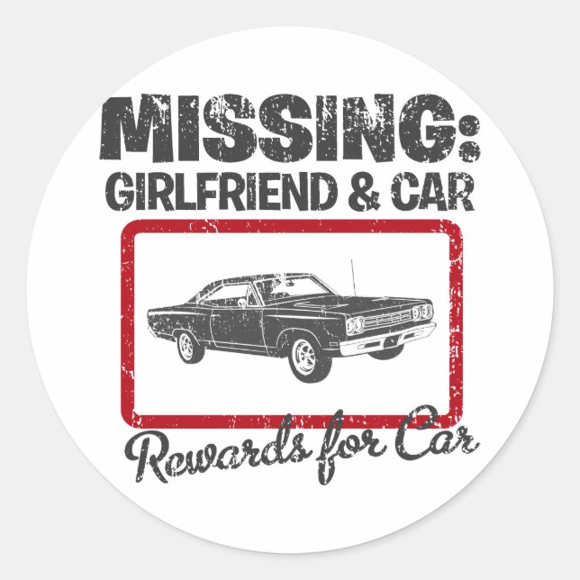 Adesivo 1969 Plymouth Road Runner (Frente)