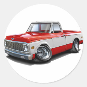 Adesivo 1970-72 Chevy C10 Caminhão Branco