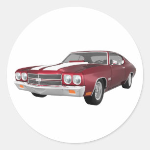 Adesivo 1970 Chevelle SS: Candy Apple Finish: