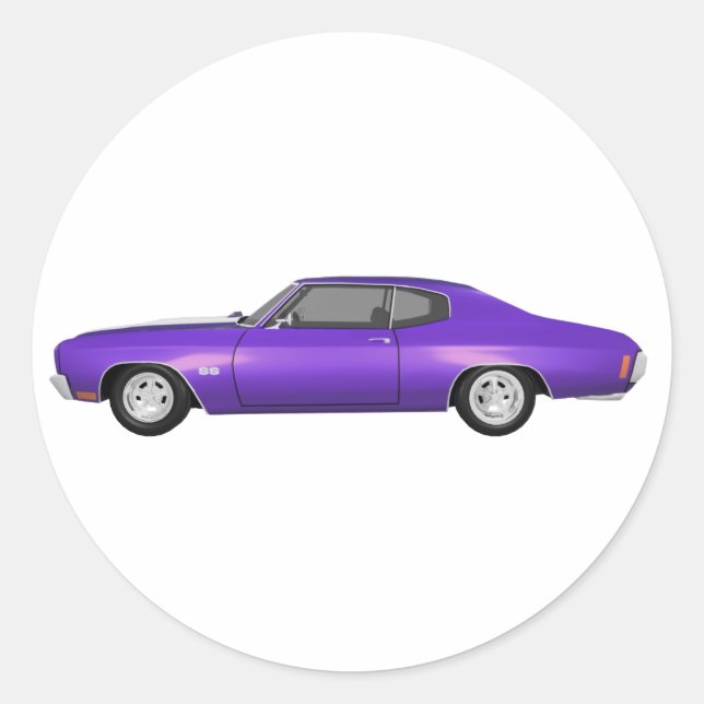 Adesivo 1970 Chevelle SS: Purple Finish: (Frente)