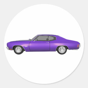Adesivo 1970 Chevelle SS: Término roxo: