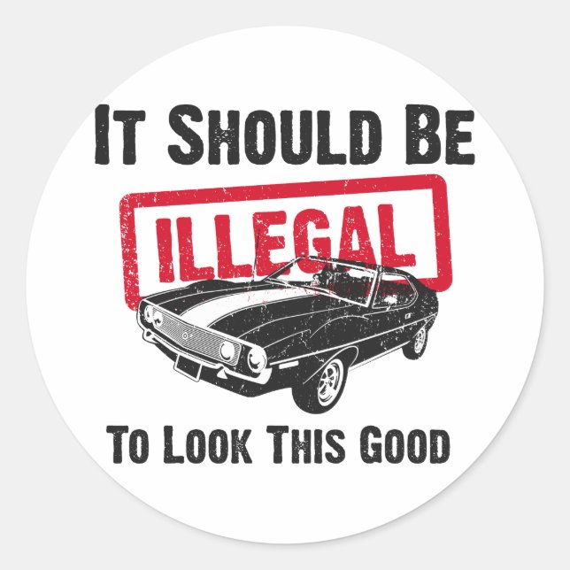 Adesivo 1971 AMC Javelin (Frente)