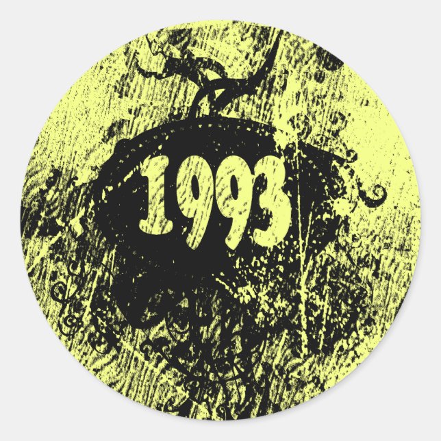 Adesivo 1993 - Vintage retrorreflector - Stickers (Frente)