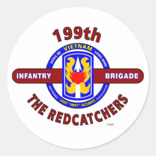 Adesivo 199TH BRIGADA da INFANTARIA "O REDCATCHERS "