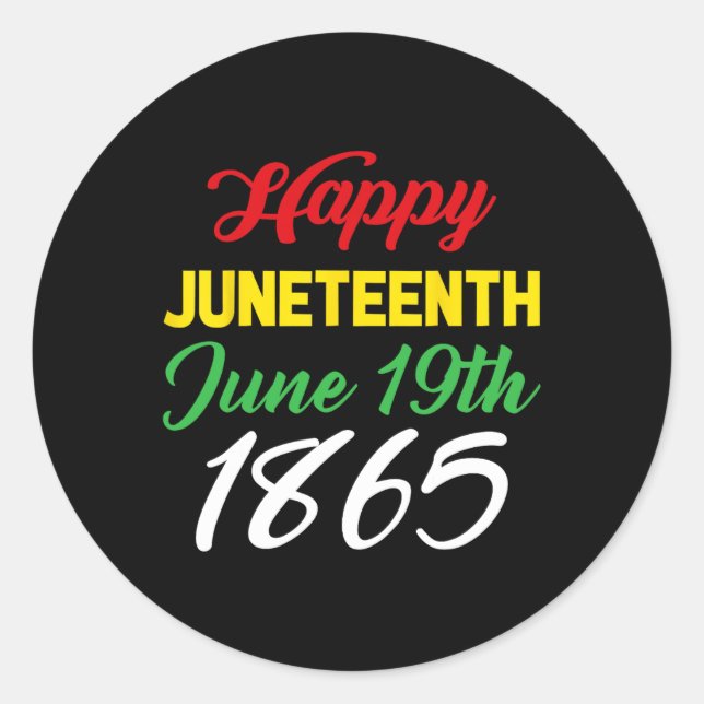 Adesivo 19 de junho de 1865 (Frente)