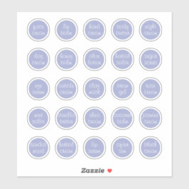 Adesivo 1,14" Frasco Cosmético Miniatura Personalizável La