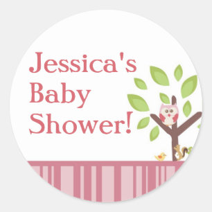 Adesivo 1,50" Favor Stickers Love and Nature Girl Woodland