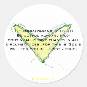 Adesivo 1 5:16 de Thessalonians - alwa 18Be alegre…