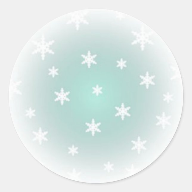 ADESIVO 1,5 POL. SNOWFLAKE STICKER (Frente)