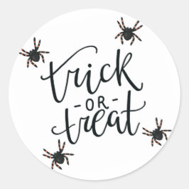 Adesivo 1,5 Polegar de aranhas Feliz de Halloween