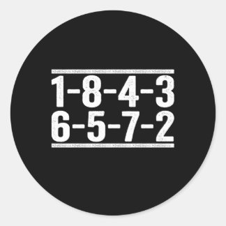 Adesivo 1-8-4-3-6-5-7-2 Ordem De Firme Carro De Grande Blo