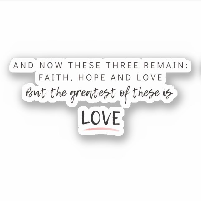 Adesivo 1 Corinitianos 13 (Frente)