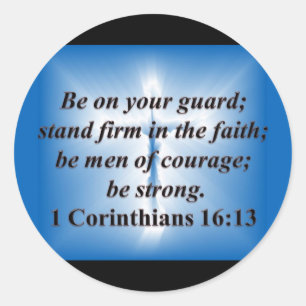 Adesivo  1 Corinthians 16:13