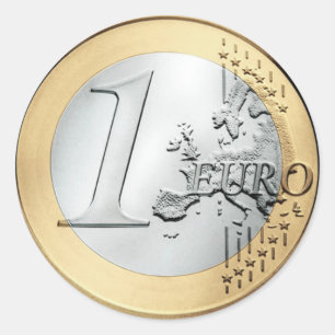 Adesivo 1 Moedas de EURO