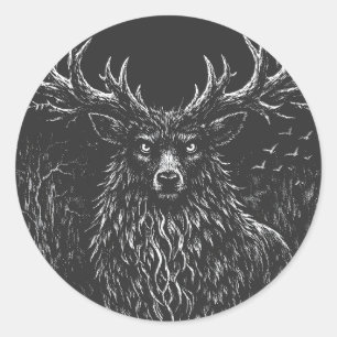 Adesivo 1. O Cervo Sombra por BurnsInHell
