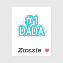 Adesivo #1 Papai | Melhor Pai Papai Novo Pai