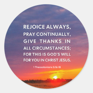 Adesivo 1 Salónica 5:16-18