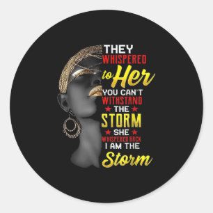 Adesivo 1 Sou A Rainha-Rainha-Africana Forte Historia Negr