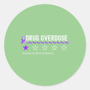 Adesivo 1 Star Rating Medicamento Overdose Sensibilização