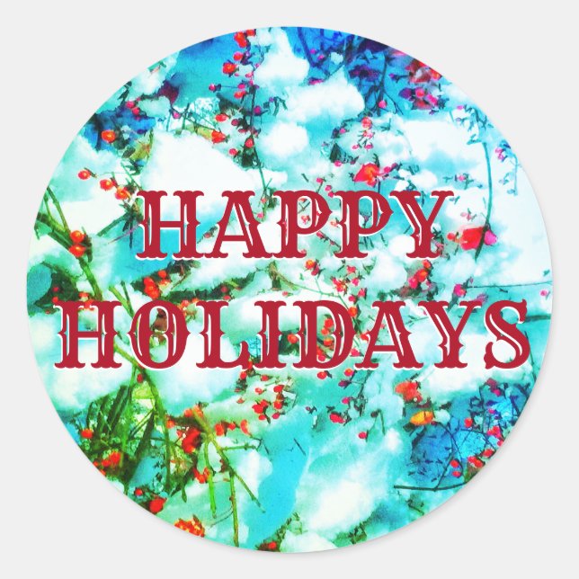 ADESIVO 1FERIADOS FELIZES BERRIES STICKER (Frente)