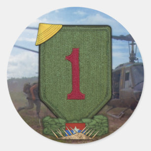 Adesivo 1rua INF DIV infanttry Division vietnam war patch