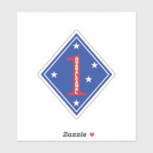 1rua Marine Division Patch (Estados Unidos)