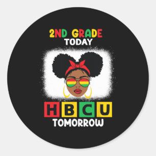 Adesivo 2ª Série Hoje Hbcu Amanhã Faculdade Historicamente
