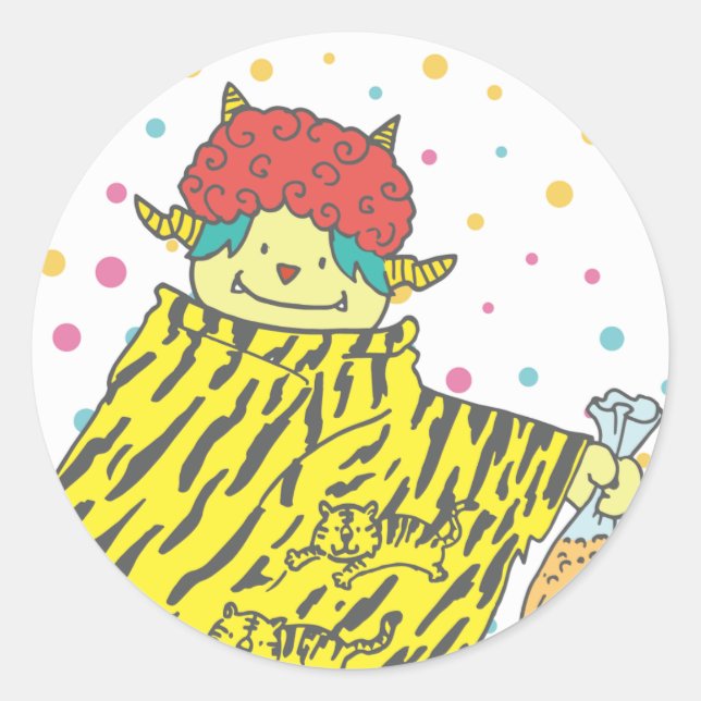 ADESIVO 2月 モンスターシール 6枚入り (Frente)