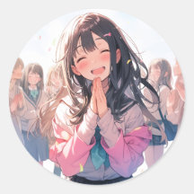【20枚セット】感謝シール｜寿司娘 GenerativeAI