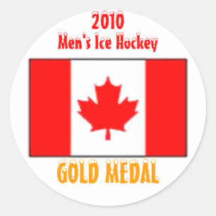 Adesivo 2010 o hóquei em gelo dos homens de Canadá -