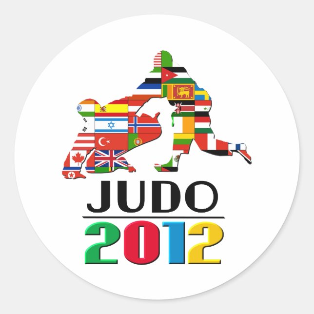 Adesivo 2012: Judo (Frente)