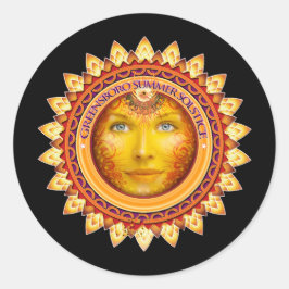 Adesivo 2014 Festival de Solstício de Verão de Greensboro