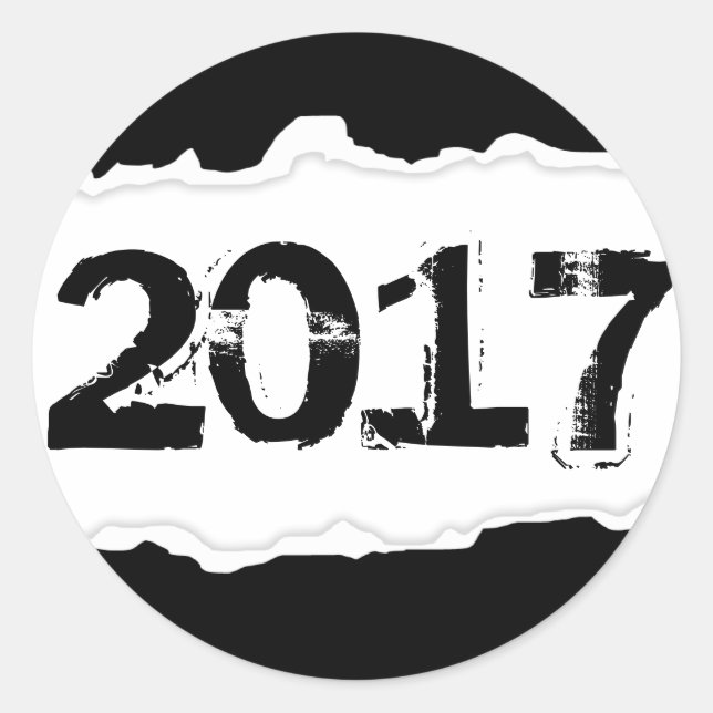 Adesivo 2017 (papel rasgado) (Frente)