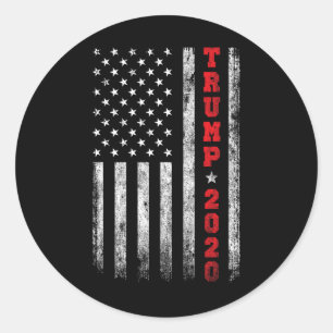 Adesivo 2020 American Flag Vintage