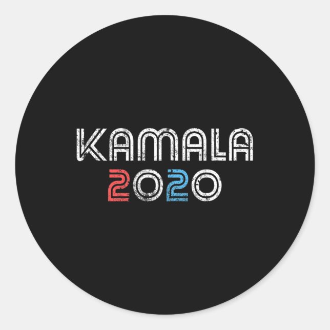 Adesivo 2020 Vintage Kamala Harris (Frente)