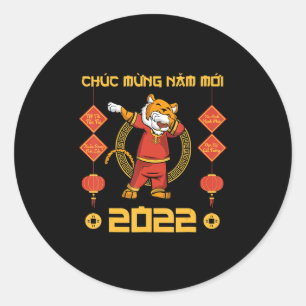 Adesivo 2023 Ano Novo Lunar Vietnamita Chuc Mung Nam Moi