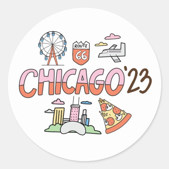 Adesivo 2023 Chicago (Frente)