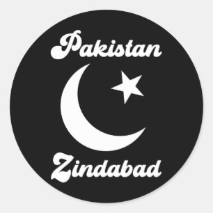 Adesivo 2023 Pakistan Zindabyd Dil Pakistani Heart Flag Pr