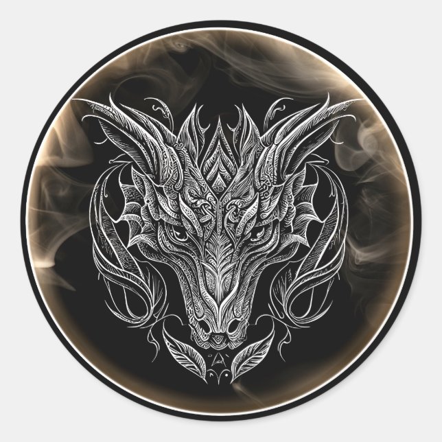 Adesivo 2024 Ano do Dragão (Frente)