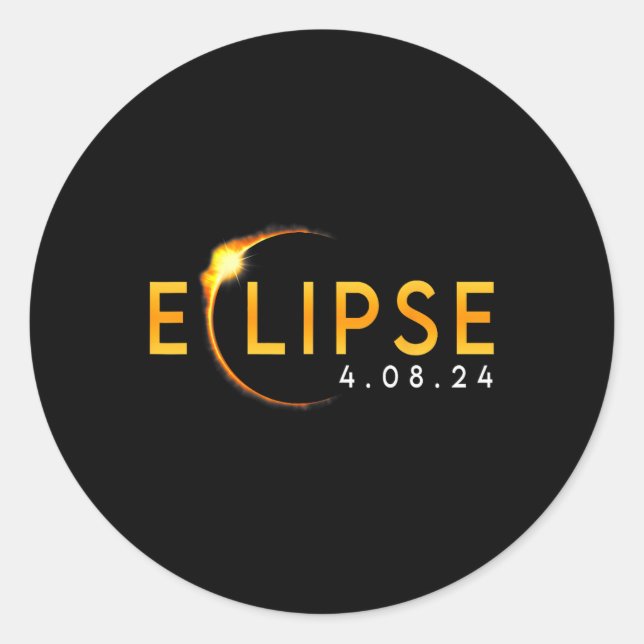 Adesivo 2024 Eclipse Solar 2024 040824 Mulheres Do Eclipse (Frente)